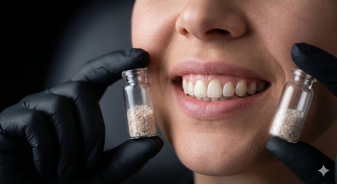 Material de regeneración ósea para implantes con biomateriales